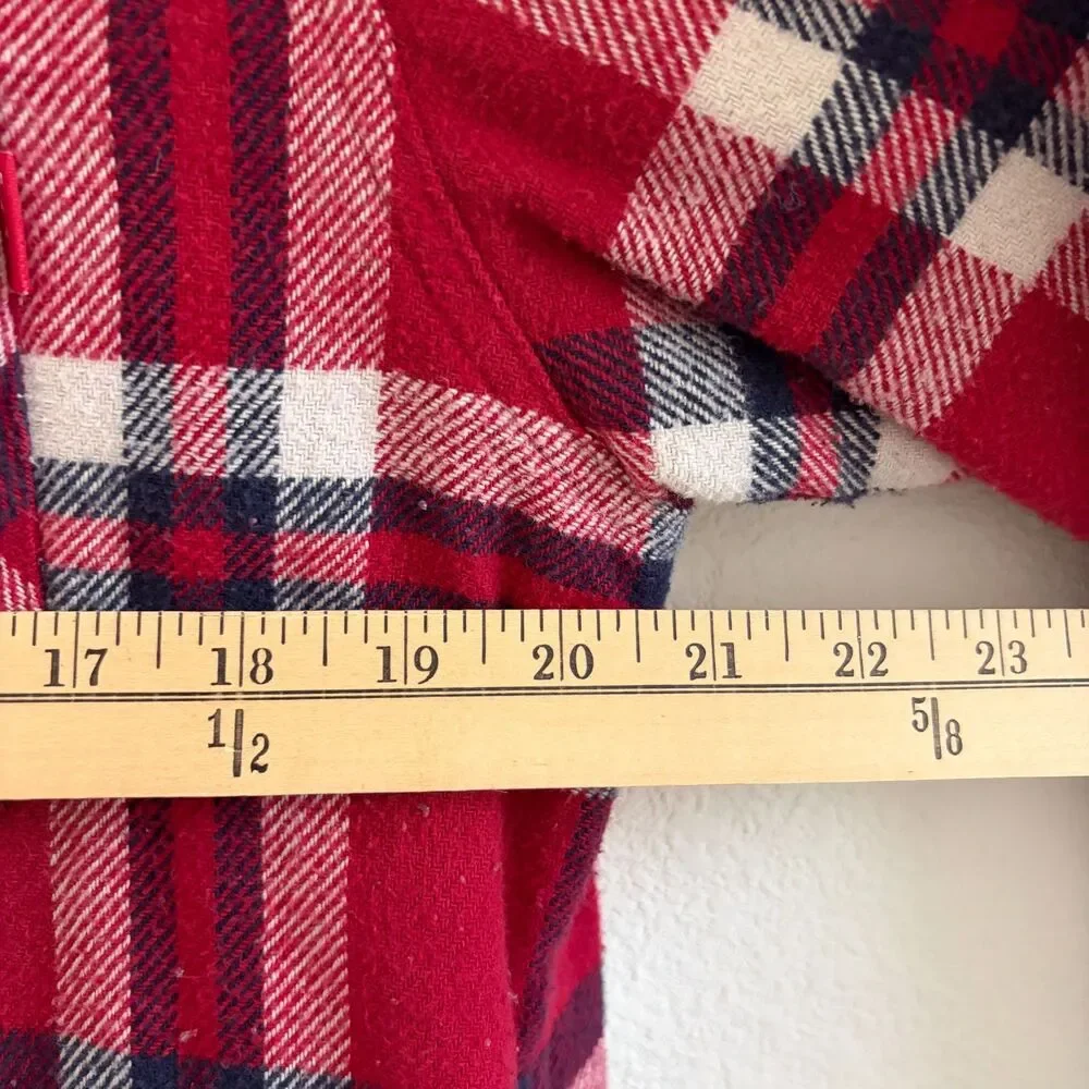 Supreme Plaid Quilted Shirt Jacket Red Flannel Men’s M Streetwear Box Logo